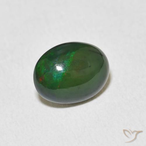 Opale Multicolore naturelle ovale, 1.08 ct, Opaque