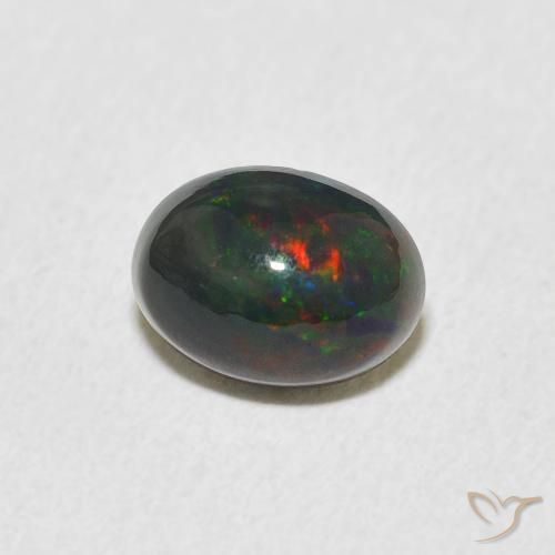 Opale Multicolore naturelle ovale, 0.91 ct, Opaque