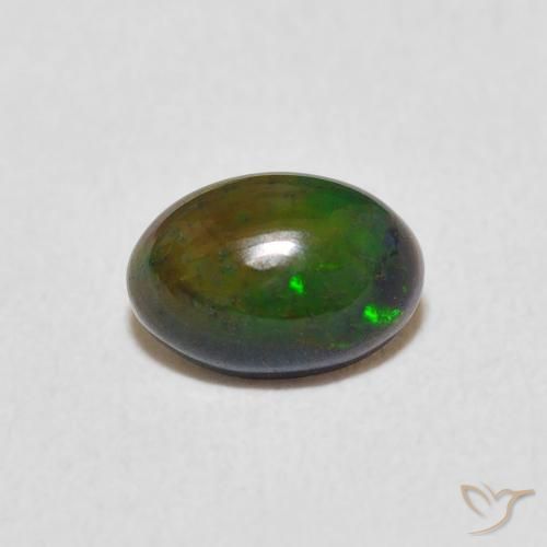 Opale Multicolore naturelle ovale, 0.36 ct, Opaque