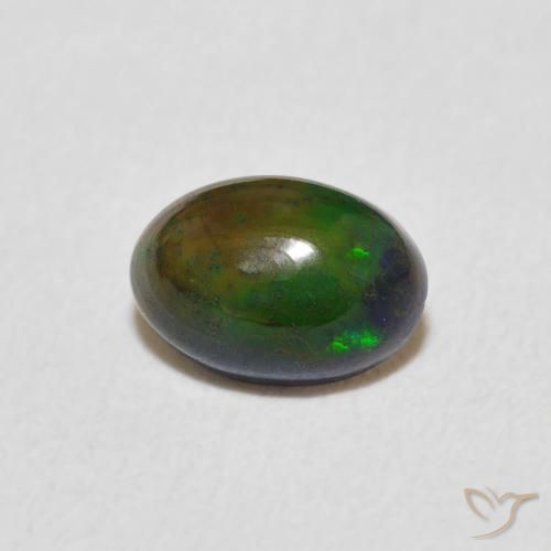 Opale Multicolore naturelle ovale, 0.36 ct, Opaque