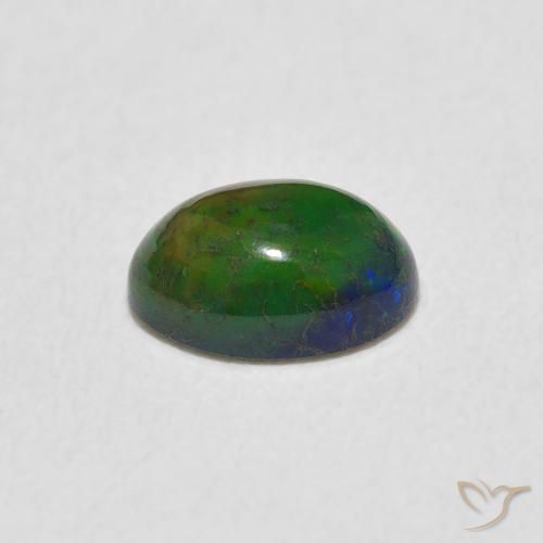 Opale Multicolore naturelle ovale, 0.36 ct, Opaque