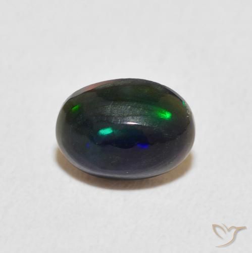 Opale Multicolore naturelle ovale, 0.54 ct, Opaque