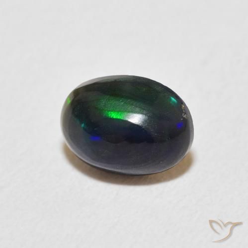 Opale Multicolore naturelle ovale, 0.54 ct, Opaque