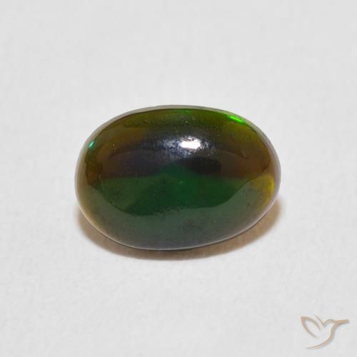 0.43ct Naturel Multicolore Opale, ovale, Opaque