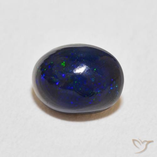 0.92ct Naturel Multicolore Opale, ovale, Opaque