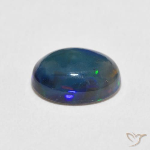 Opale Multicolore naturelle ovale, 0.87 ct, Opaque