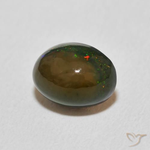 Opale Multicolore naturelle ovale, 1.19 ct, Opaque