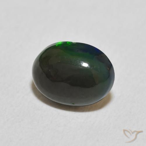 Opale Multicolore naturelle ovale, 0.72 ct, Opaque