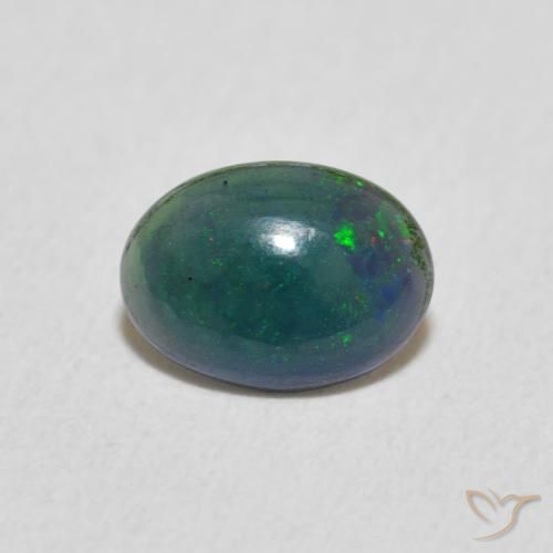 0.27ct Naturel Multicolore Opale, ovale, Opaque
