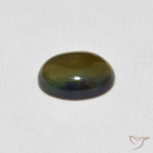 Opale Multicolore naturelle ovale, 0.80 ct, Opaque