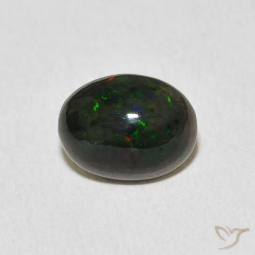 1.13ct Naturel Multicolore Opale, ovale, Opaque, Photo A