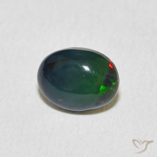 Opale Multicolore naturelle ovale, 0.82 ct, Opaque