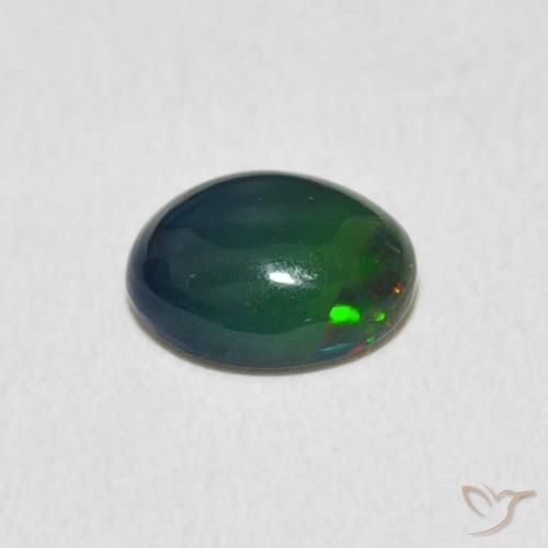 Opale Multicolore naturelle ovale, 0.82 ct, Opaque