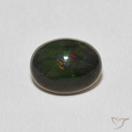 1.21ct Naturel Multicolore Opale, ovale, Opaque