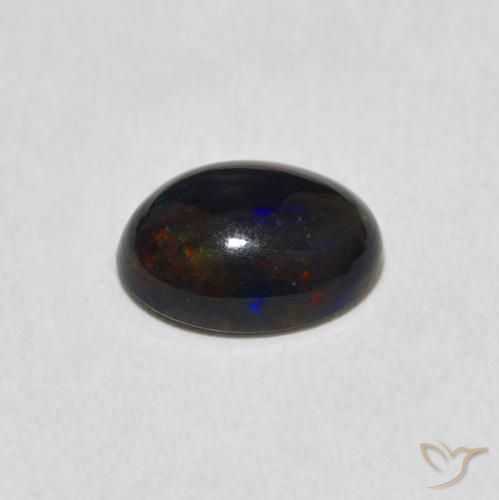 Opale Multicolore naturelle ovale, 1.09 ct, Opaque