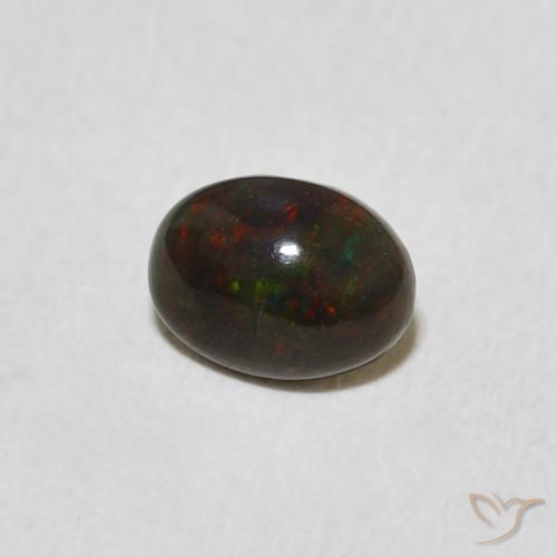 Opale Multicolore naturelle ovale, 0.46 ct, Opaque