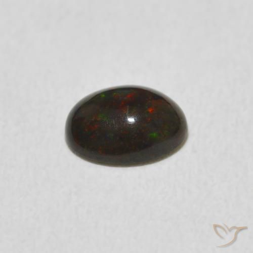 Opale Multicolore naturelle ovale, 0.46 ct, Opaque
