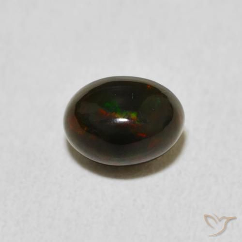 0.67ct Naturel Multicolore Opale, ovale, Opaque