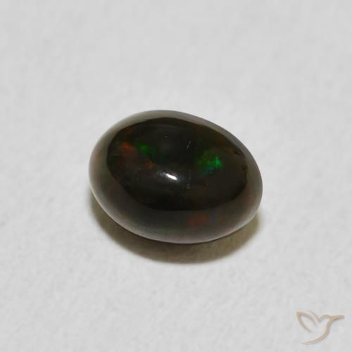 Opale Multicolore naturelle ovale, 0.67 ct, Opaque