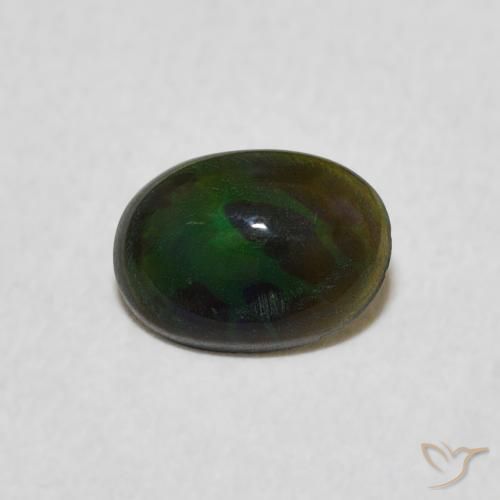 0.37ct Naturel Multicolore Opale, ovale, Opaque