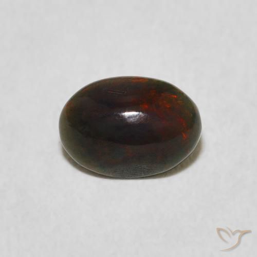 0.46ct Naturel Multicolore Opale, ovale, Opaque