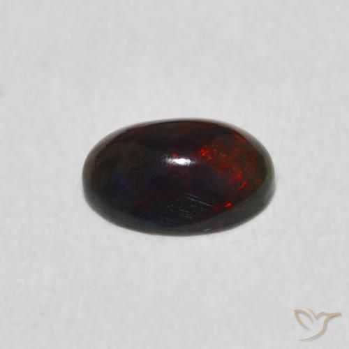 Opale Multicolore naturelle ovale, 0.46 ct, Opaque