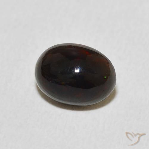 Opale Multicolore naturelle ovale, 0.76 ct, Opaque