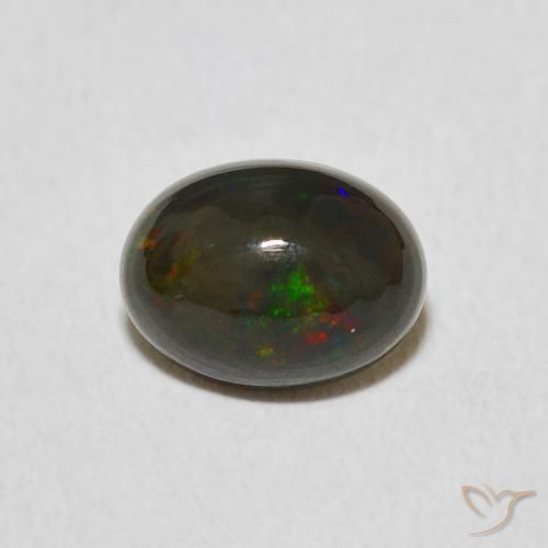 0.95ct Naturel Multicolore Opale, ovale, Opaque