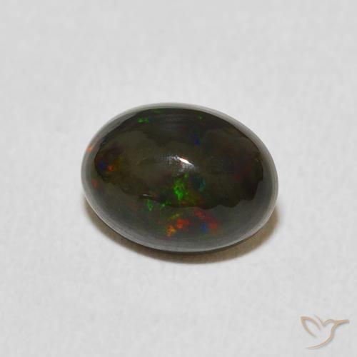 Opale Multicolore naturelle ovale, 0.95 ct, Opaque