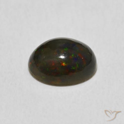 Opale Multicolore naturelle ovale, 0.95 ct, Opaque