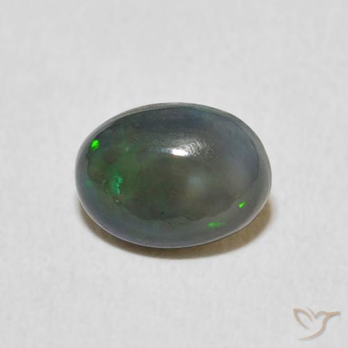 0.89ct Naturel Multicolore Opale, ovale, Opaque
