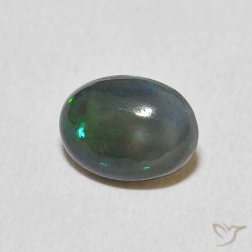 Opale Multicolore naturelle ovale, 0.89 ct, Opaque