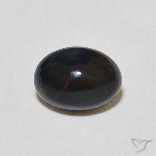 0.91ct Naturel Multicolore Opale, ovale, Opaque