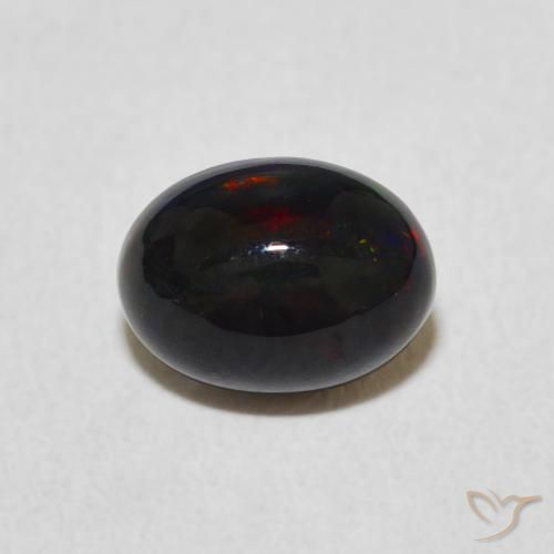 0.89ct Naturel Multicolore Opale, ovale, Opaque