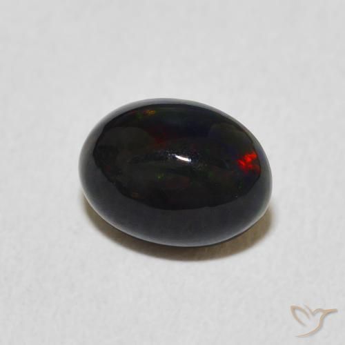 Opale Multicolore naturelle ovale, 0.89 ct, Opaque