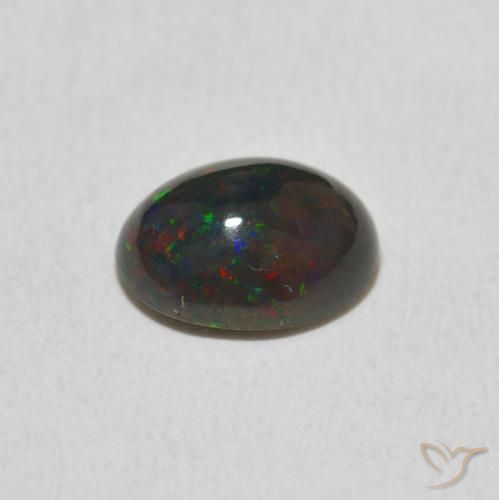 Opale Multicolore naturelle ovale, 1.17 ct, Opaque