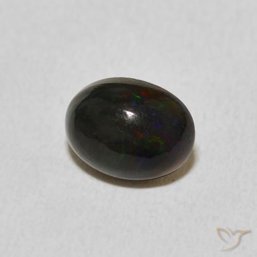Opale Multicolore naturelle ovale, 1.03 ct, Opaque