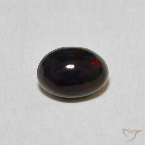 0.46ct Naturel Multicolore Opale, ovale, Opaque