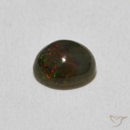 Opale Multicolore naturelle ovale, 0.68 ct, Opaque