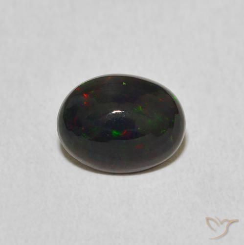 0.95ct Naturel Multicolore Opale, ovale, Opaque