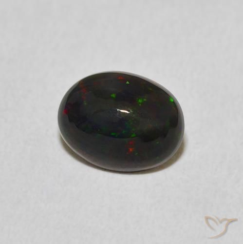 Opale Multicolore naturelle ovale, 0.95 ct, Opaque
