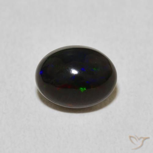 0.86ct Naturel Multicolore Opale, ovale, Opaque