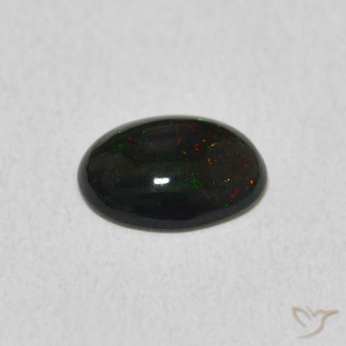 Opale Multicolore naturelle ovale, 0.58 ct, Opaque