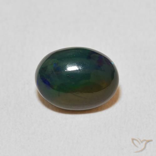 Opale ovale de 1,14 carats à vendre, Opale certifiée en vrac d'Ethiopie, Gemme naturelle, 9 x 6,9 mm, Photo A