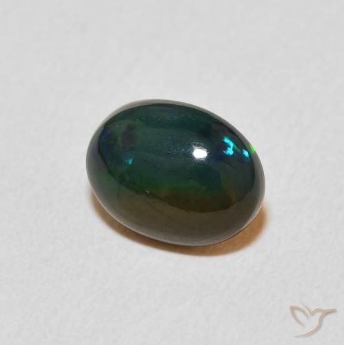 Opale Multicolore naturelle ovale, 1.14 ct, Opaque