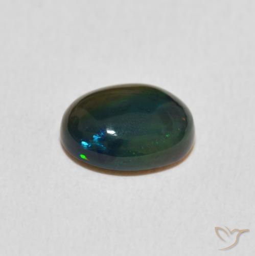 Opale Multicolore naturelle ovale, 1.14 ct, Opaque
