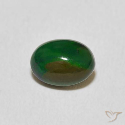 Opale Multicolore naturelle ovale, 0.53 ct, Opaque