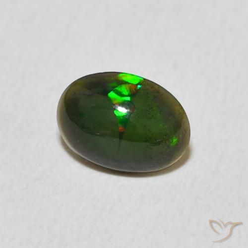 Opale Multicolore naturelle ovale, 0.58 ct, Opaque