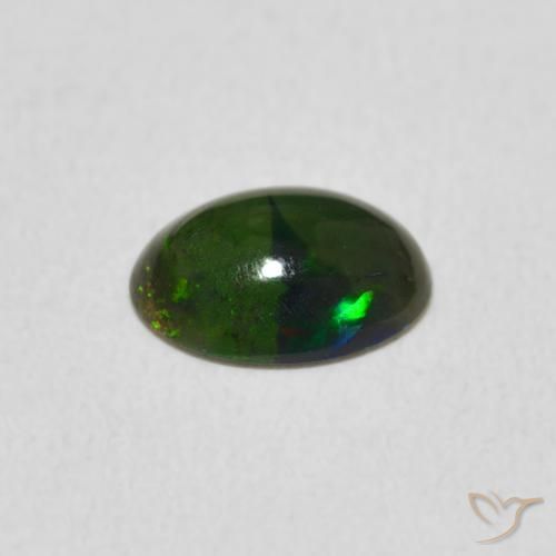 Opale Multicolore naturelle ovale, 0.58 ct, Opaque