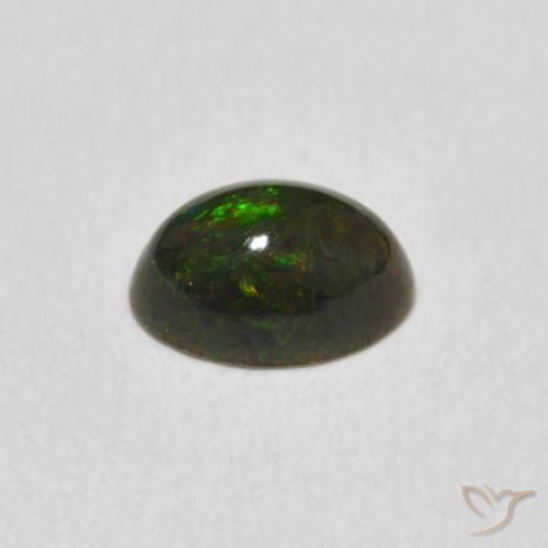 Opale Multicolore naturelle ovale, 0.62 ct, Opaque